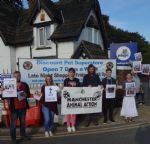 Salford Boycott Dogs4Us Protest